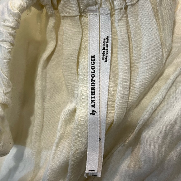 by ANTHROPOLOGIE Boho Floral Embroidered Maxi Dress Beachy Resort Small Cruise - Picture 4 of 4